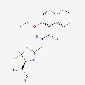 molecular formula C20H24N2O4S B581046 萘西林的青霉烯酸 CAS No. 940306-33-2