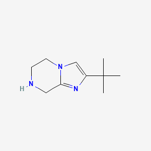 B581054 2-Tert-butyl-5,6,7,8-tetrahydroimidazo[1,2-a]pyrazine CAS No. 1253801-23-8