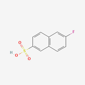 molecular formula C10H7FO3S B581056 6-Fluoronaphthalene-2-sulfonic acid CAS No. 859071-26-4