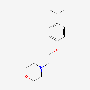 molecular formula C15H23NO2 B5810564 4-[2-(4-isopropylphenoxy)ethyl]morpholine 