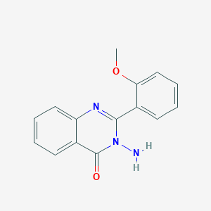 molecular formula C15H13N3O2 B5810640 3-amino-2-(2-methoxyphenyl)-4(3H)-quinazolinone 