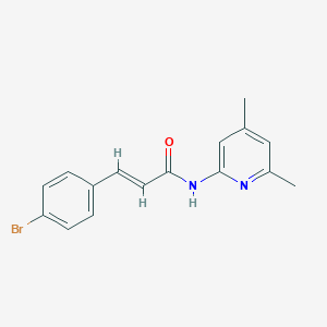 molecular formula C16H15BrN2O B5810660 3-(4-bromophenyl)-N-(4,6-dimethyl-2-pyridinyl)acrylamide 
