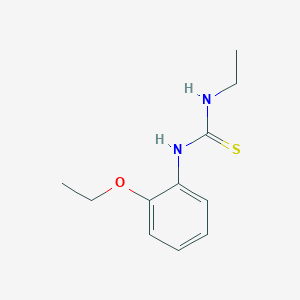 molecular formula C11H16N2OS B5810744 N-(2-ethoxyphenyl)-N'-ethylthiourea 