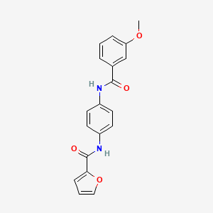 N-{4-[(3-methoxybenzoyl)amino]phenyl}-2-furamide
