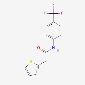 2-(2-thienyl)-N-[4-(trifluoromethyl)phenyl]acetamide