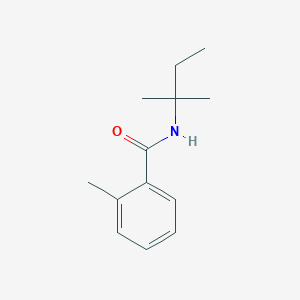 molecular formula C13H19NO B5810960 N-(1,1-dimethylpropyl)-2-methylbenzamide 