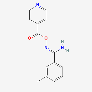 N'-(isonicotinoyloxy)-3-methylbenzenecarboximidamide