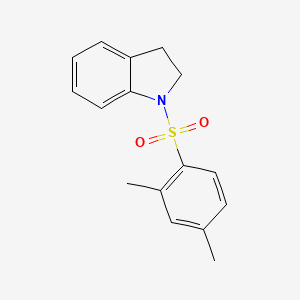 molecular formula C16H17NO2S B5811045 1-[(2,4-dimethylphenyl)sulfonyl]indoline 