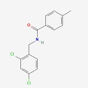 molecular formula C15H13Cl2NO B5811056 N-(2,4-dichlorobenzyl)-4-methylbenzamide 