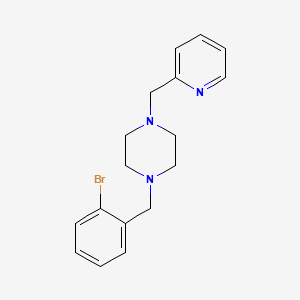 1-(2-bromobenzyl)-4-(2-pyridinylmethyl)piperazine