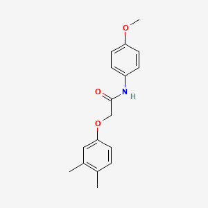 molecular formula C17H19NO3 B5811146 2-(3,4-dimethylphenoxy)-N-(4-methoxyphenyl)acetamide 