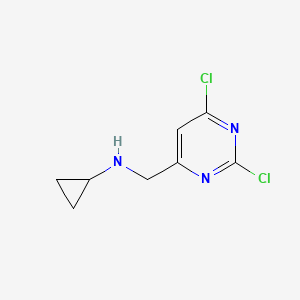 N-((2,6-Dichloropyrimidin-4-yl)methyl)cyclopropanamine