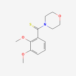 molecular formula C13H17NO3S B5811161 4-[(2,3-dimethoxyphenyl)carbonothioyl]morpholine CAS No. 70733-83-4