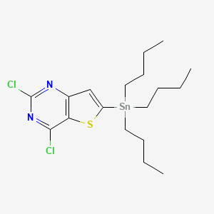 2,4-Dichloro-6-tributylstannylthieno[3,2-d]pyrimidine