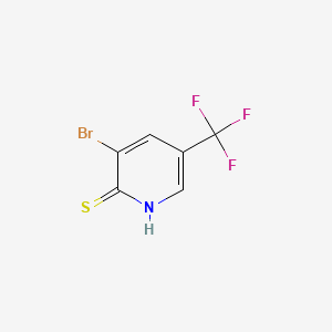3-Bromo-5-(trifluoromethyl)pyridine-2-thiol
