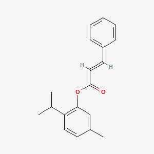 molecular formula C19H20O2 B5811230 2-isopropyl-5-methylphenyl 3-phenylacrylate 