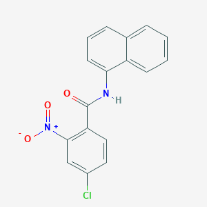 molecular formula C17H11ClN2O3 B5811311 4-chloro-N-1-naphthyl-2-nitrobenzamide 