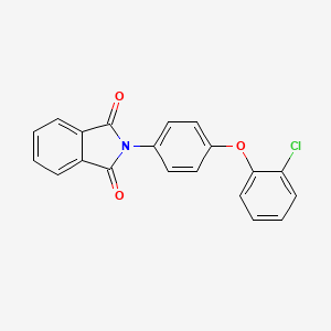 molecular formula C20H12ClNO3 B5811348 2-[4-(2-chlorophenoxy)phenyl]-1H-isoindole-1,3(2H)-dione 