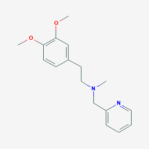molecular formula C17H22N2O2 B5811380 2-(3,4-dimethoxyphenyl)-N-methyl-N-(2-pyridinylmethyl)ethanamine 