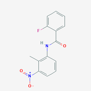 2-fluoro-N-(2-methyl-3-nitrophenyl)benzamide