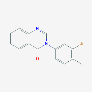 molecular formula C15H11BrN2O B5811481 3-(3-bromo-4-methylphenyl)-4(3H)-quinazolinone 