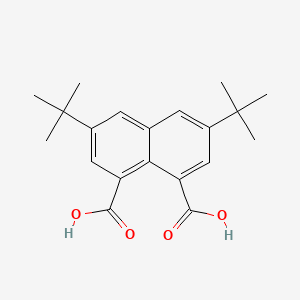 molecular formula C20H24O4 B5811562 3,6-di-tert-butyl-1,8-naphthalenedicarboxylic acid 