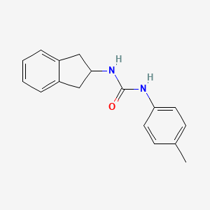 N-(2,3-dihydro-1H-inden-2-yl)-N'-(4-methylphenyl)urea