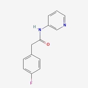 2-(4-fluorophenyl)-N-3-pyridinylacetamide