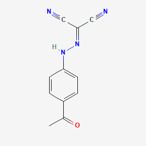 [(4-acetylphenyl)hydrazono]malononitrile