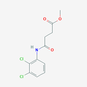 molecular formula C11H11Cl2NO3 B5811654 methyl 4-[(2,3-dichlorophenyl)amino]-4-oxobutanoate 