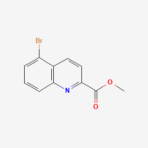 molecular formula C11H8BrNO2 B581166 Methyl 5-bromoquinoline-2-carboxylate CAS No. 1355174-78-5