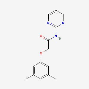 molecular formula C14H15N3O2 B5811708 2-(3,5-dimethylphenoxy)-N-2-pyrimidinylacetamide 