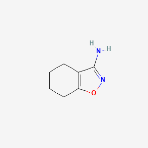 molecular formula C7H10N2O B581180 4,5,6,7-Tetrahydro-1,2-benzoxazol-3-amine CAS No. 1004-64-4