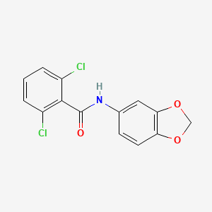 N-(1,3-benzodioxol-5-yl)-2,6-dichlorobenzamide