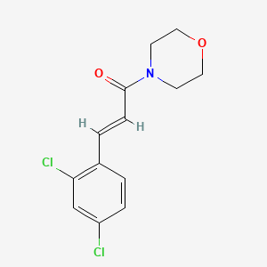 molecular formula C13H13Cl2NO2 B5811905 4-[3-(2,4-dichlorophenyl)acryloyl]morpholine 