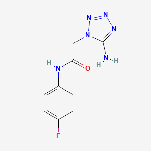 2-(5-amino-1H-tetrazol-1-yl)-N-(4-fluorophenyl)acetamide