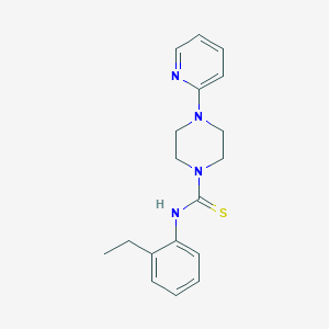 N-(2-ethylphenyl)-4-(2-pyridinyl)-1-piperazinecarbothioamide