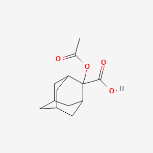 molecular formula C13H18O4 B5811958 2-(acetyloxy)-2-adamantanecarboxylic acid 