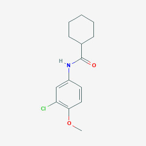 N-(3-chloro-4-methoxyphenyl)cyclohexanecarboxamide