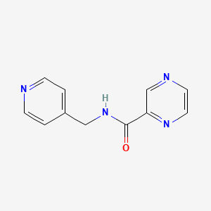 N-(4-pyridinylmethyl)-2-pyrazinecarboxamide