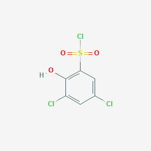 molecular formula C6H3Cl3O3S B058120 3,5-二氯-2-羟基苯磺酰氯 CAS No. 23378-88-3