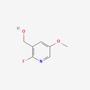 molecular formula C7H8FNO2 B581211 (2-Fluoro-5-methoxypyridin-3-yl)methanol CAS No. 1227511-73-0