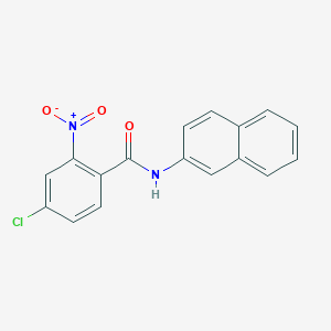 molecular formula C17H11ClN2O3 B5812111 4-chloro-N-2-naphthyl-2-nitrobenzamide 