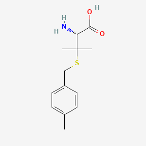 molecular formula C13H19NO2S B581213 H-beta,beta-Dimethyl-L-cys(pmebzl)-OH CAS No. 1039102-11-8