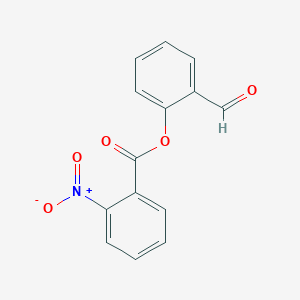 molecular formula C14H9NO5 B5812151 2-甲酰基苯基 2-硝基苯甲酸酯 