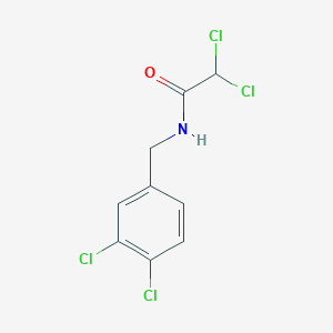 molecular formula C9H7Cl4NO B5812175 2,2-dichloro-N-(3,4-dichlorobenzyl)acetamide 