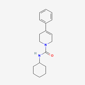 molecular formula C18H24N2O B5812217 N-cyclohexyl-4-phenyl-3,6-dihydro-1(2H)-pyridinecarboxamide 