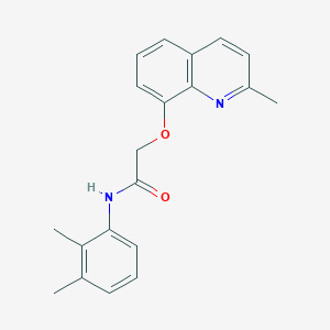 N-(2,3-dimethylphenyl)-2-[(2-methyl-8-quinolinyl)oxy]acetamide