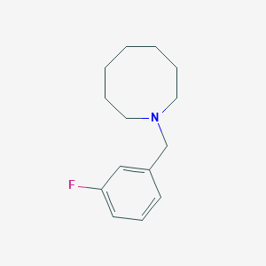 molecular formula C14H20FN B5812243 1-(3-fluorobenzyl)azocane 