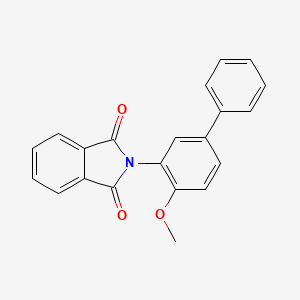 molecular formula C21H15NO3 B5812282 2-(4-methoxy-3-biphenylyl)-1H-isoindole-1,3(2H)-dione 
